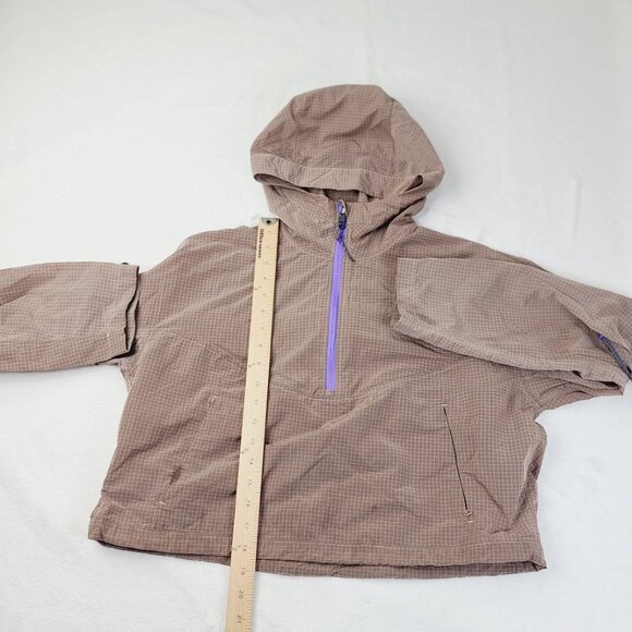 Lululemon Women's Brown Cinch-Back Half Zip Crop Pullover Hiking Jacket Size 4 - Picture 4 of 8